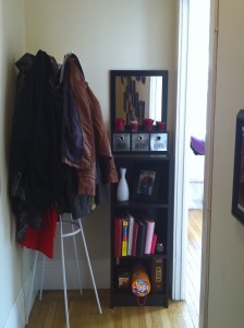 Book Shelf/Coat Rack